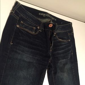 American Eagle Dark Wash Skinny Stretch Jeans
